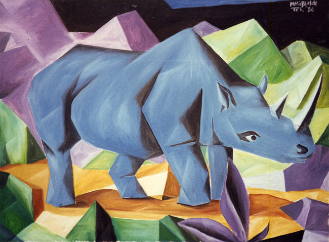 Blaues Nashorn