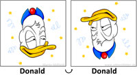 Drehbild Drunken Donald