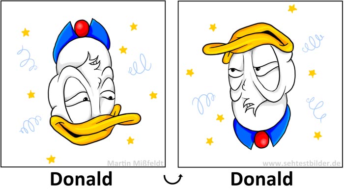 Drehbild Drunken Donald