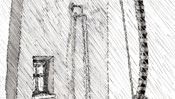 Regen im Badezimmer im Haus