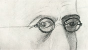 Augen mit Brille