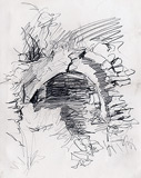 Zeichnung der Naxos-Quelle