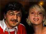 Scarlett Johannson und Gerald Steffens (Speedpainting)