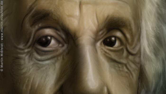 Einsteins sanfte Augen