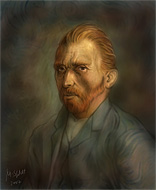 Vincent van Gogh - Photoshop Malerei