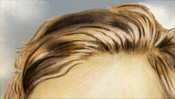 Scheitel, Haare
