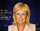 Angela Merkel Retusche (wie Paris Hilton)