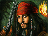 Speedpainting - Jack Sparrow