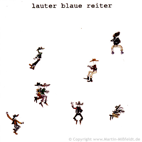 lauter blaue reiter