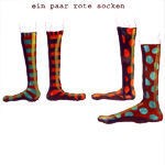 ein paar rote socken