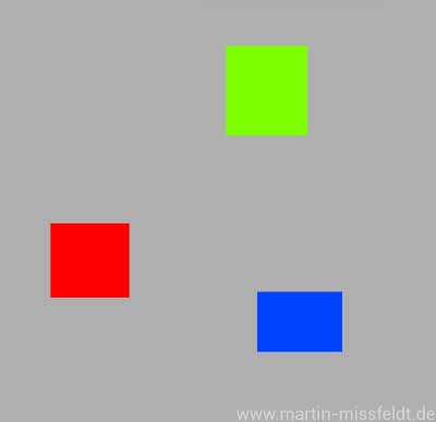 Qualitätskontrast: leuchtende Farben stechen hervor