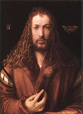 Selbstbildnis (Münchner Selbstbildnis) vonAlbrecht Dürer