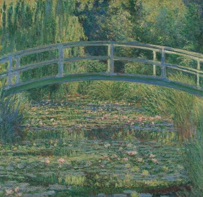 Die japanische Brücke vonClaude Monet