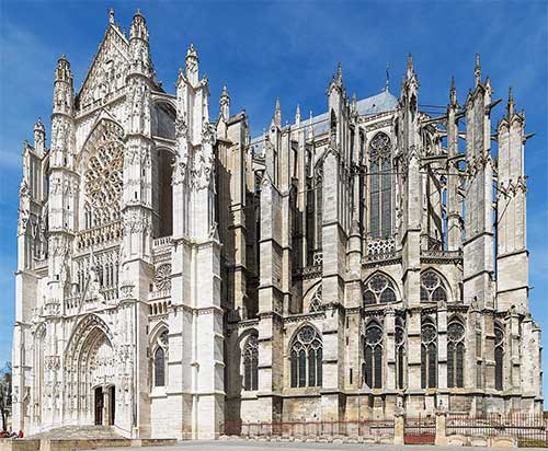 Typisch gotische Architektur: Kathedrale von Beauvais