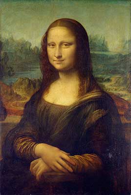 Kalt-Warm-Kontrast bei Mona Lisa (Leonardo da Vinci)