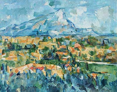 Mont Sainte-Victoire (3) vonPaul Cézanne