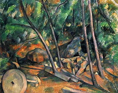 Der Mühlstein vonPaul Cézanne