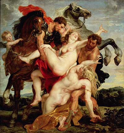 Der Raub der Töchter des Leukippos vonPeter-Paul Rubens