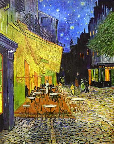 Komplementärkontrast bei van Gogh (Nachtcafe)