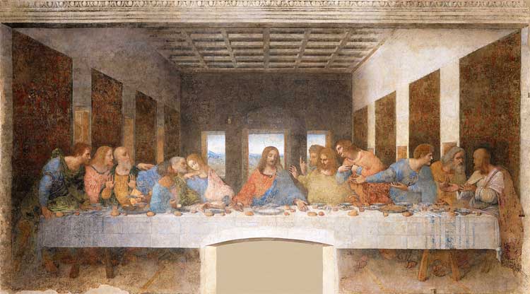 Das letzte Abendmahl von Leonardo da Vinci