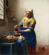 Dienstmagd mit Milchkrug von Vermeer