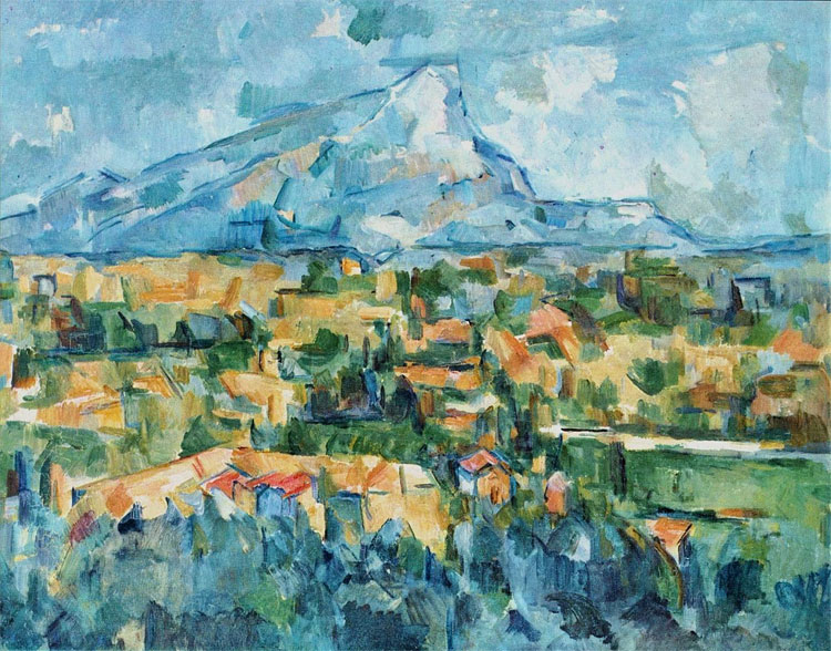 Mont Saint Victoire von Claude Monet