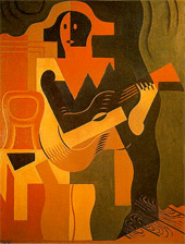 Juan Gris: Harlekin mit Gitarre