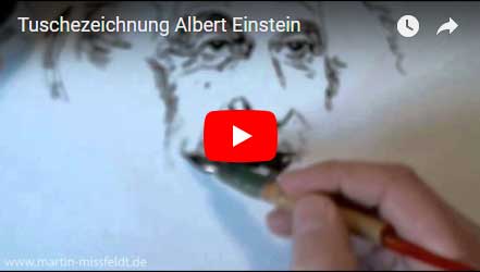 Albert Einstein Zeichnung