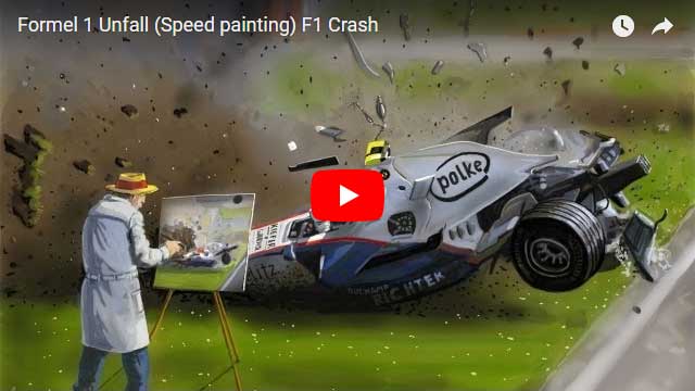 F1 Unfall speedpainting - Formel 1