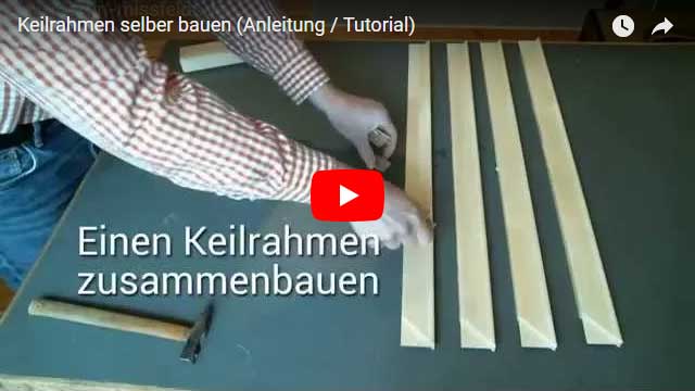 Keilrahmen selber bauen