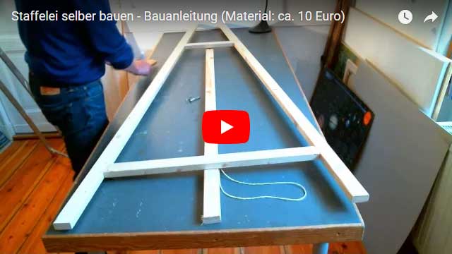 Staffelei selber bauen