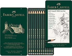 Bleistift-Set Faber-Castell 9000 (12-er Etui)