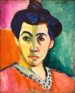 Malerei ohne Schatten, Madame Matisse von Henri Matisse