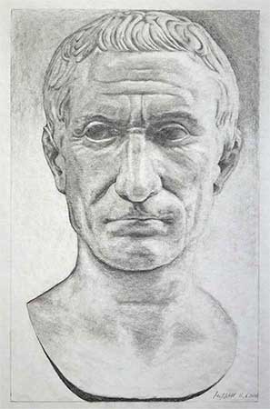 Zeichnung von Julius Caesar